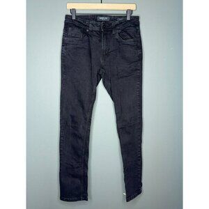 Kenneth Cole New York Women's 30" x 32" Black Skinny Midrise Jeans Denim Jegging